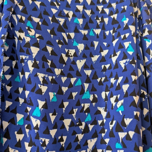 Apt 9 Sleeveless Blue Work Blouse XL - Picture 2 of 3